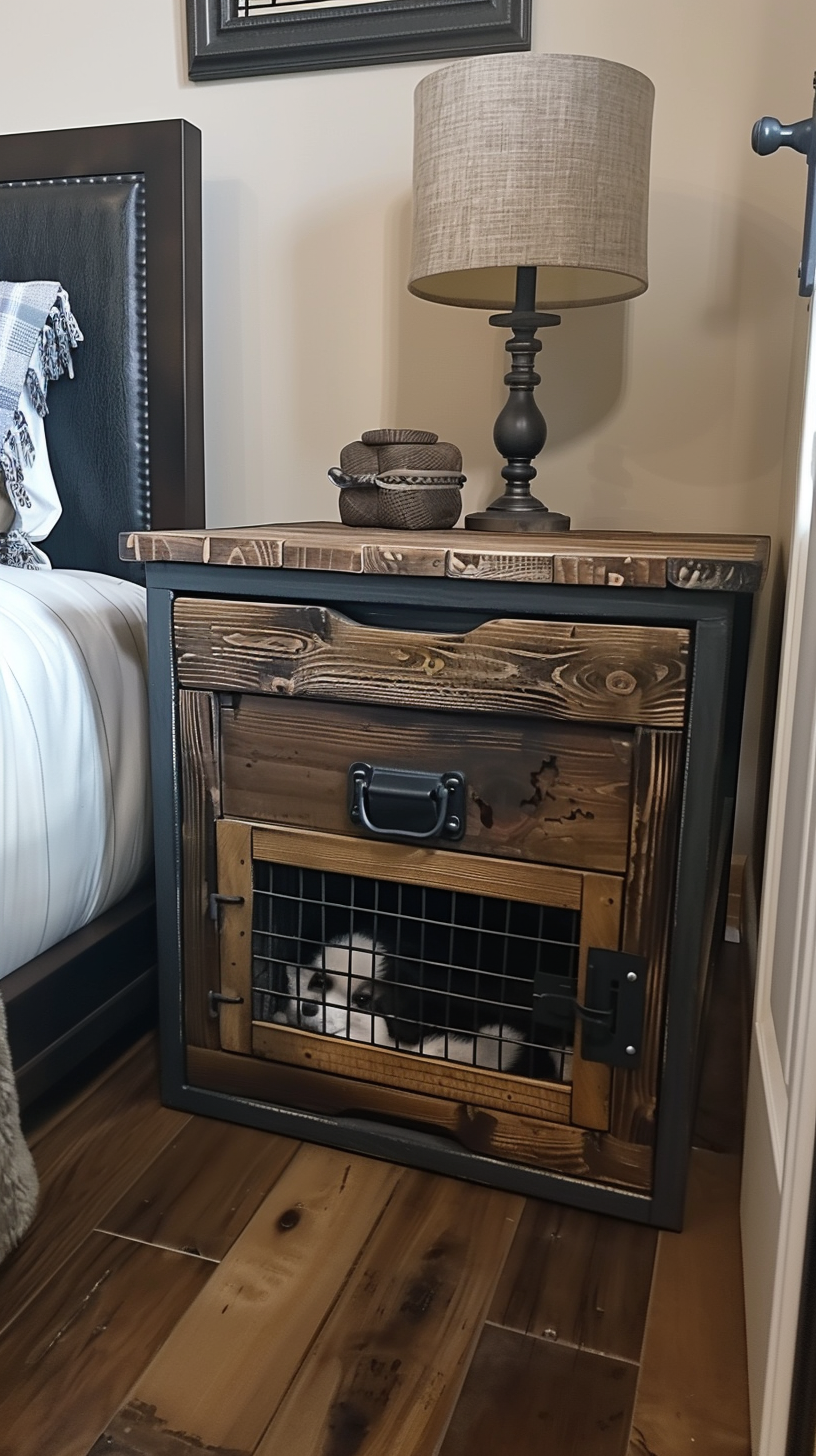 Image showcasing 10 DIY Dog Crate Furniture Ideas (Stylish and Functional Designs ...