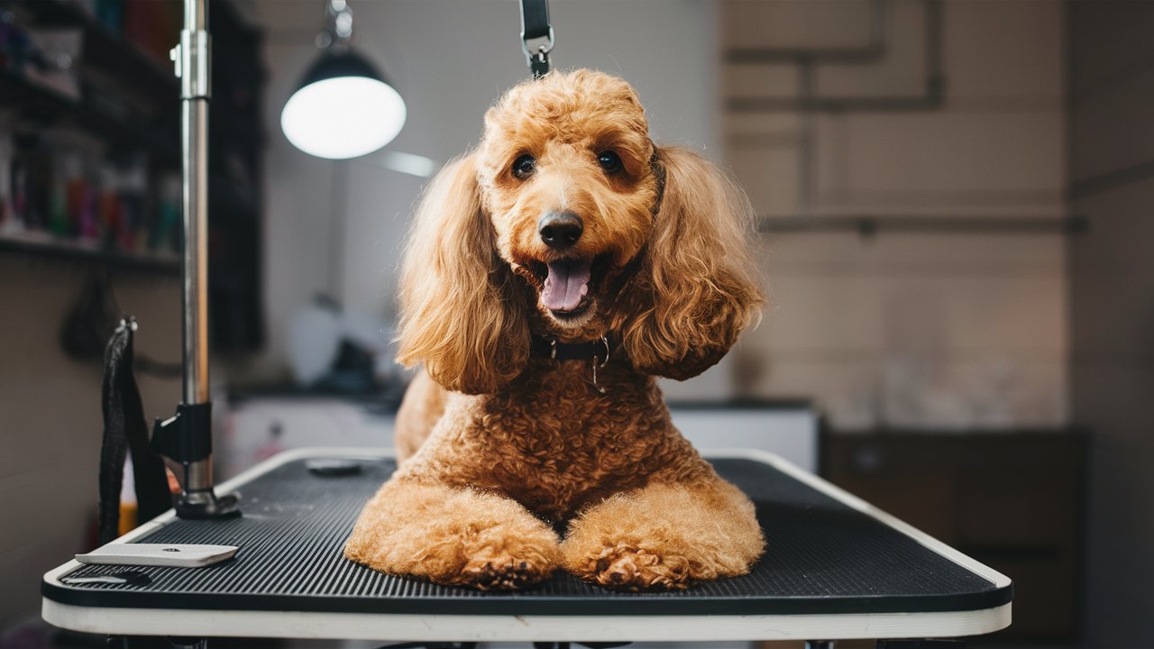 47'' Dog Grooming Table for Large Dogs, Foldable Professional Pet ...