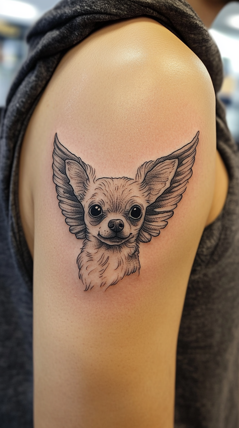 22 Simple Chihuahua Tattoo Ideas: Celebrate Your Tiny Companion with ...