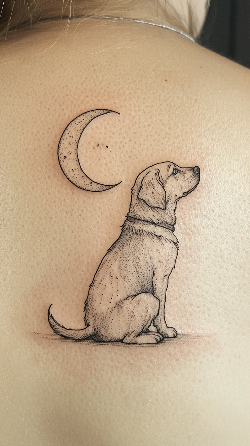 25 Dog Memorial Tattoo Ideas: A Beautiful Tribute to Your Beloved Pet ...