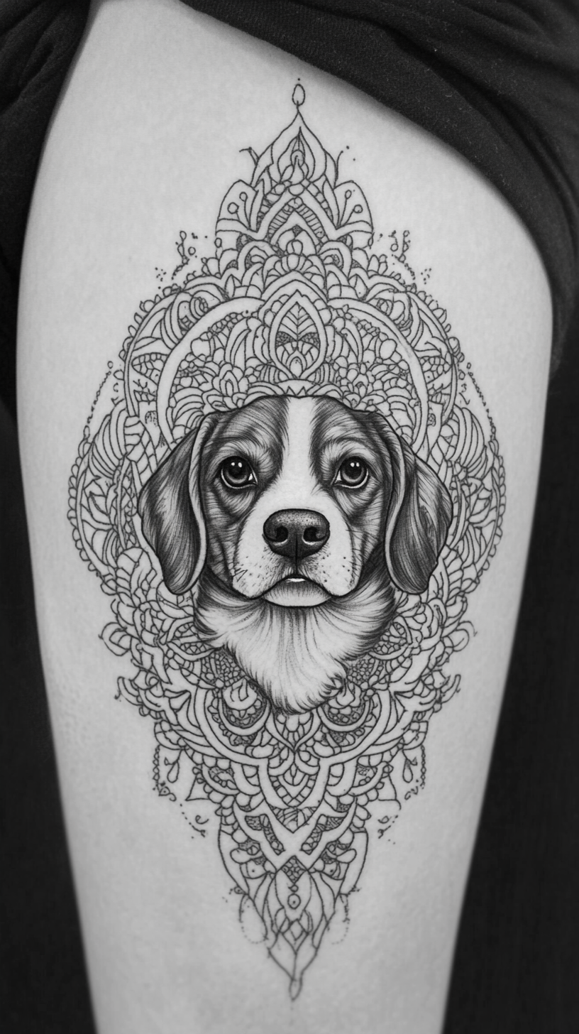 22 Beagle Dog Tattoo Ideas Design Inspiration Smart Dog Learning