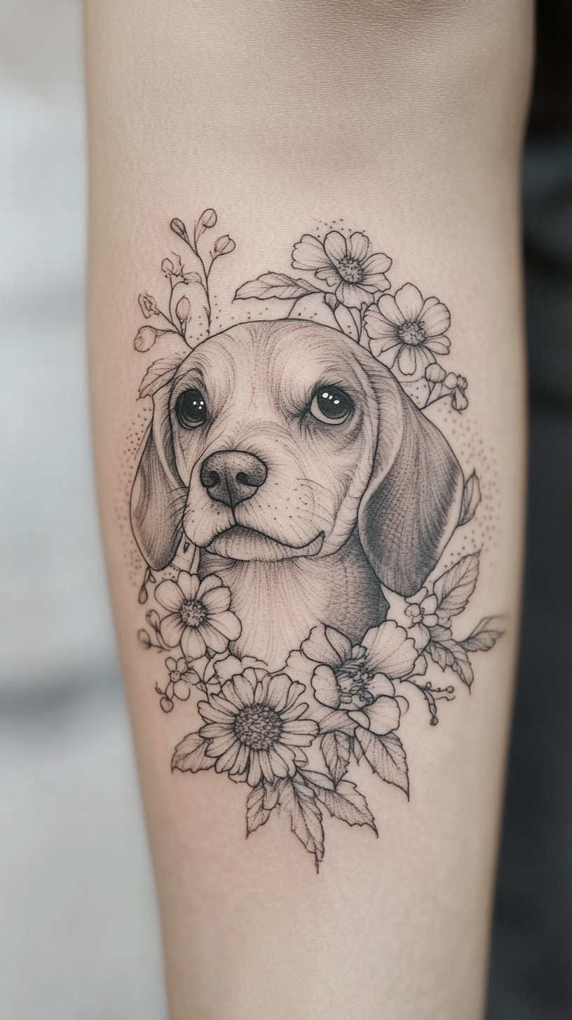 22 Beagle Dog Tattoo Ideas Design Inspiration Smart Dog Learning