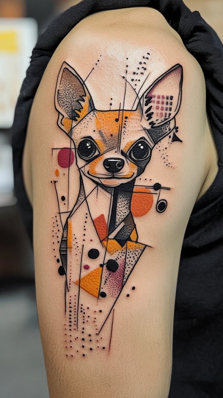 22 Simple Chihuahua Tattoo Ideas: Celebrate Your Tiny Companion with ...