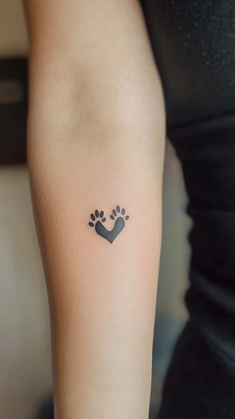 25 Minimalistic Dog Tattoo Ideas: Subtle Yet Meaningful Designs for Pet ...