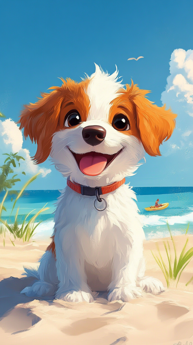 30+ Cute Cartoon Puppy Wallpapers (FREE!) - Smart Dog Learning