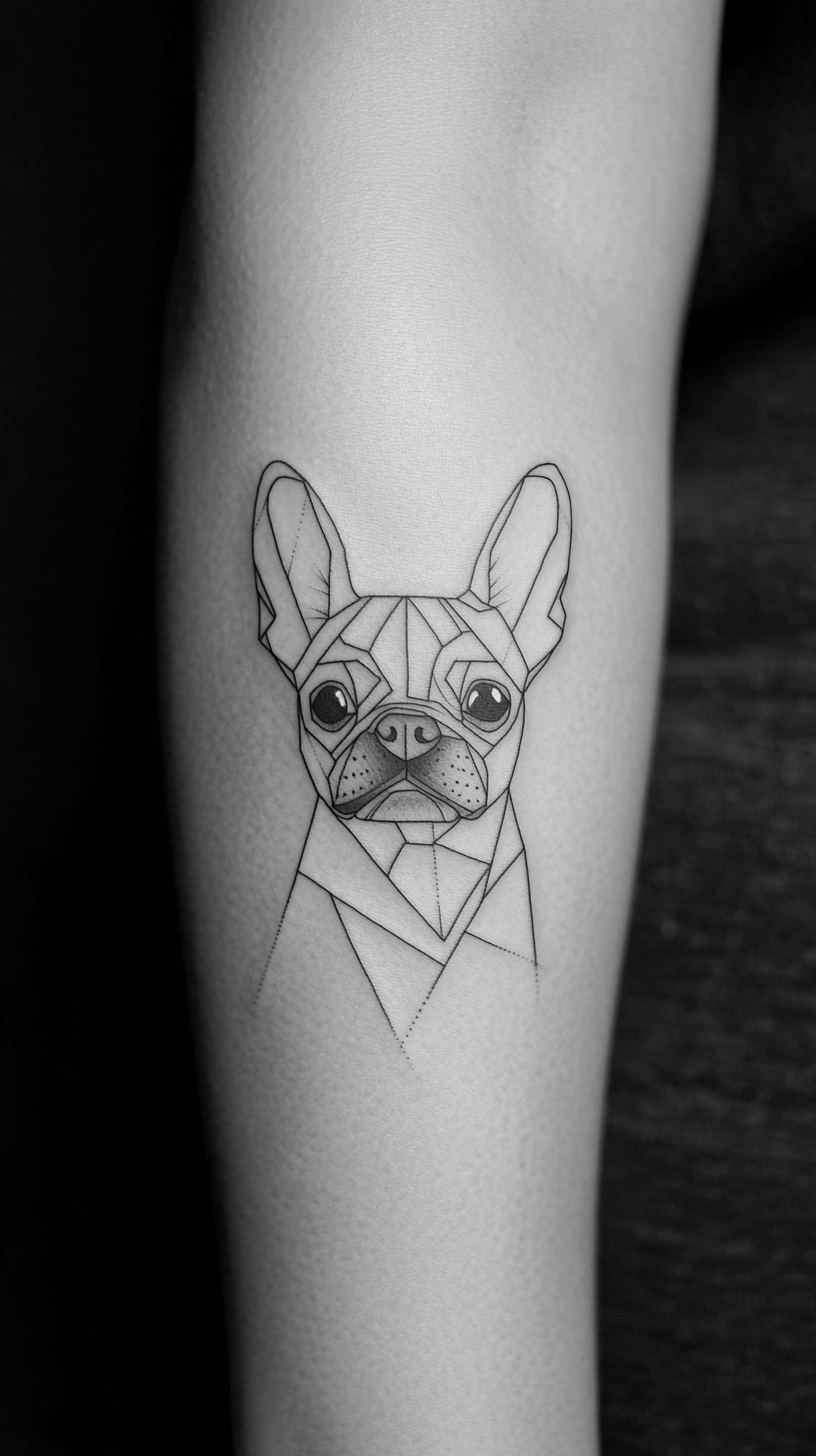 25+ Geometric Dog Tattoo Ideas for Your Next Ink Adventure 🐾