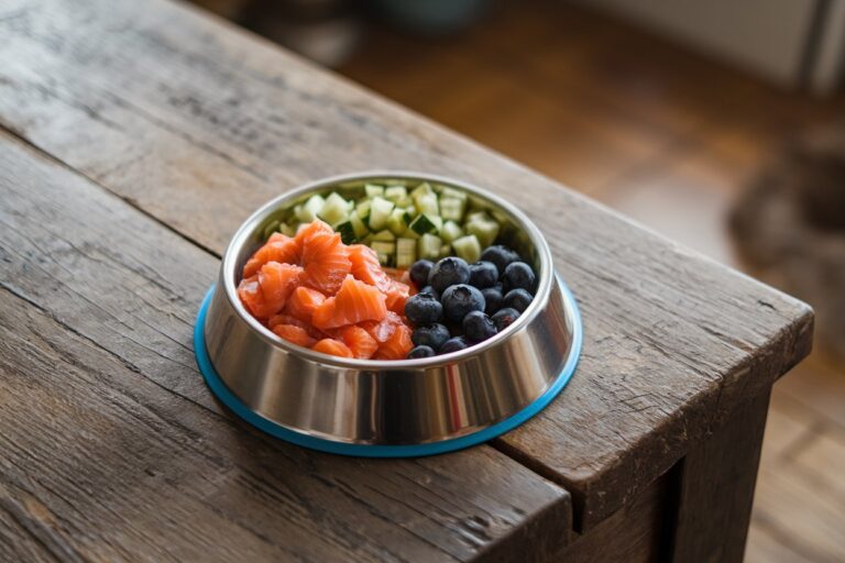 Salmon and Cucumber Mix – A Refreshing and Healthy Meal for Your Dog