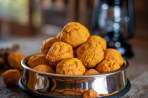Vegan Pumpkin & Turmeric Balls – The Anti-Inflammatory Treat Your Dog Will Love
