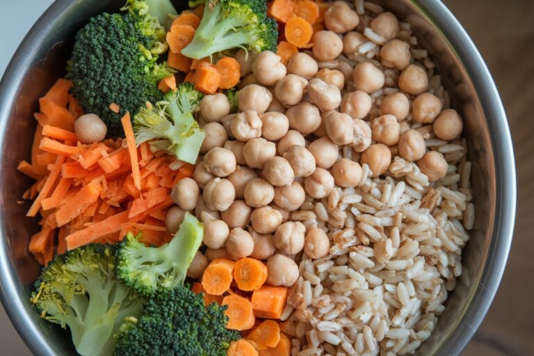 Vegan Chickpea & Brown Rice – A Protein-Packed, Flavorful Meal for Your Dog