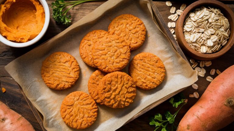3-Ingredient Sweet Potato Dog Cookies: Healthy & Easy