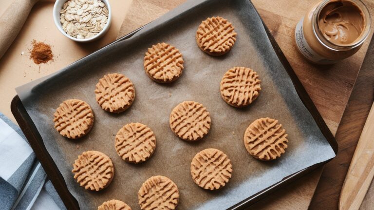Peanut Butter, Oat, and Cinnamon Dog Cookies: Super Simple Recipe