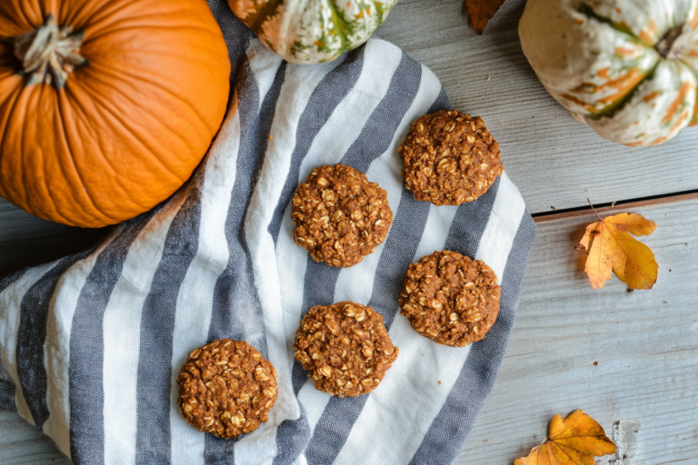 Pumpkin, Oat, and Peanut Butter Dog Cookies: Easy Recipe