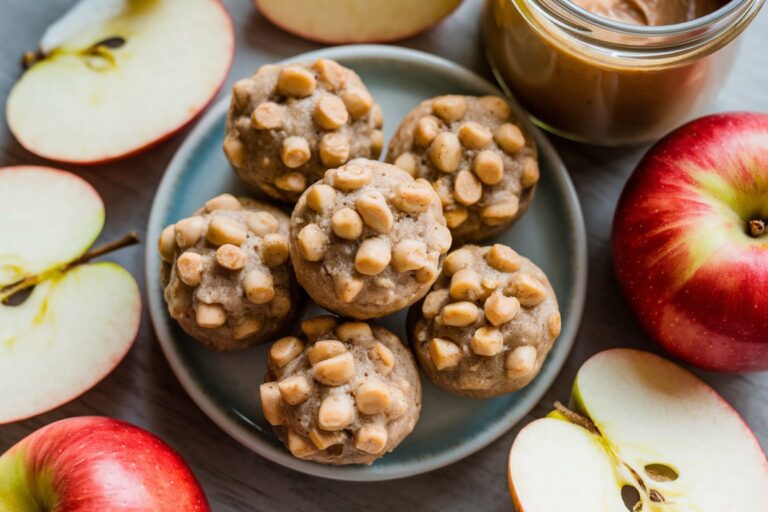 4-Ingredient Apple Peanut Butter Bites: A Sweet and Nutty Treat for Your Pup