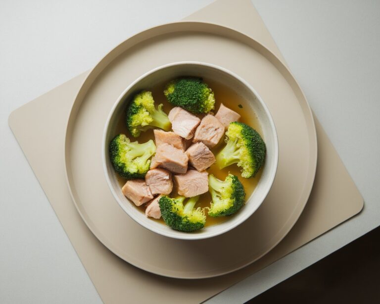 Diced Chicken Thigh & Broccoli Bite: A Nutritious, Easy-to-Make Treat for Cats and Dogs
