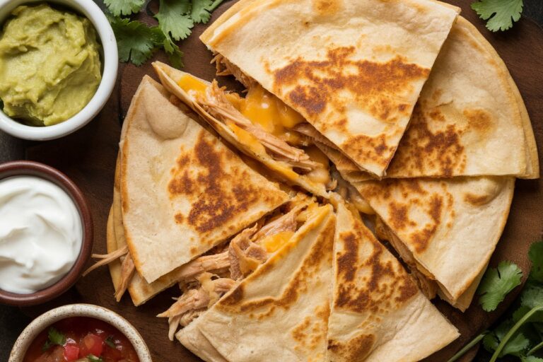 The Ultimate Chicken Quesadilla Recipe with Homemade Guacamole