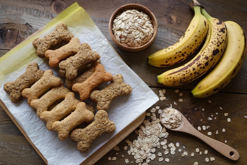 Snapshot of Banana And Banana Bread Training Treats For Older Dog Training