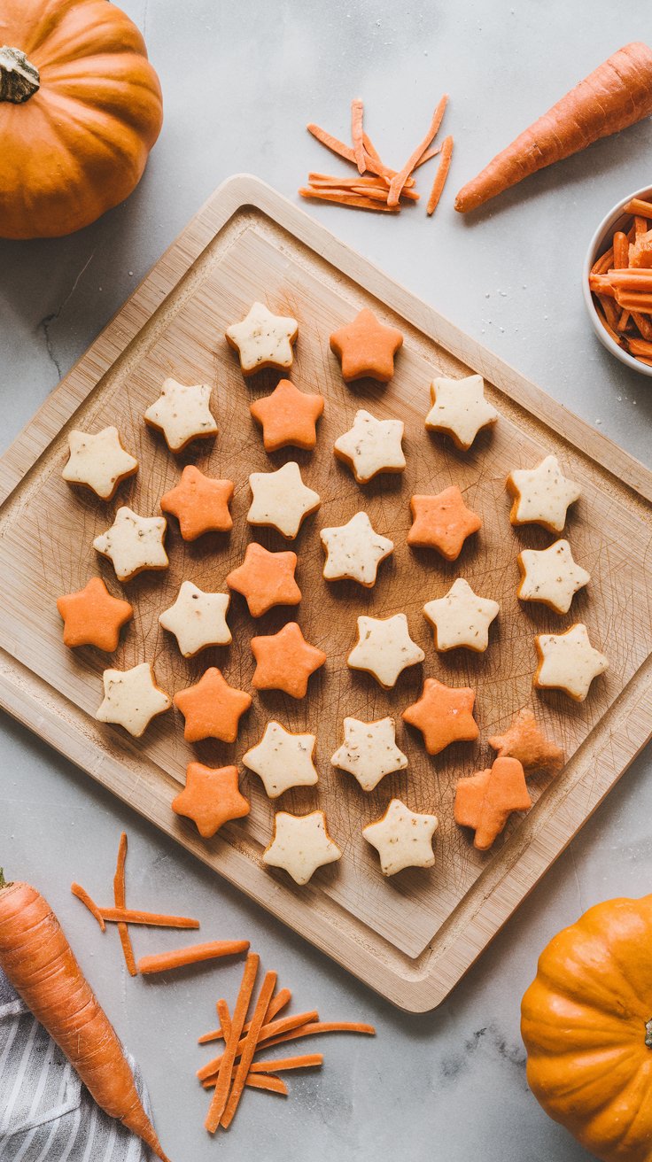 Pumpkin Carrot Stars: Wholesome Crunchy Treats for Your Pup