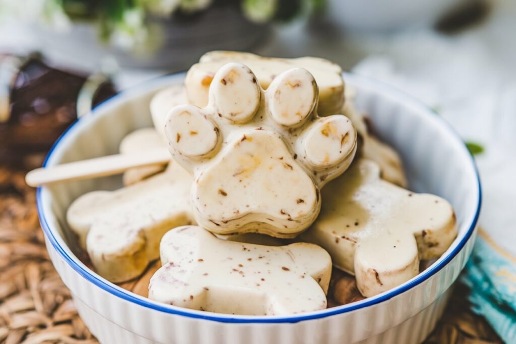 Picture of Frozen Peanut Butter Banana Pops for Dogs (Summer Vibes in a Treat ...
