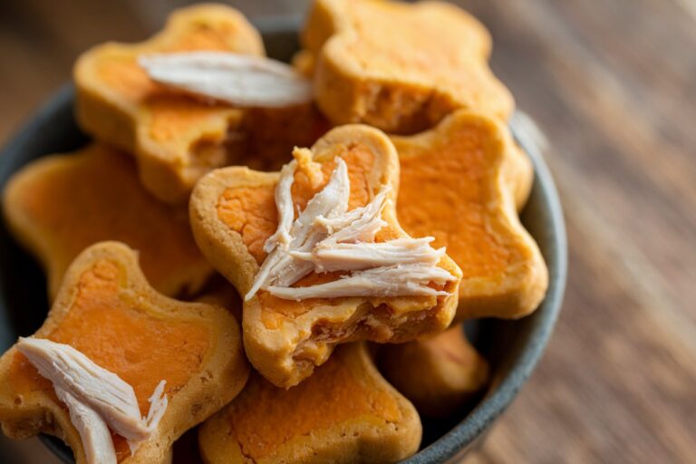 Quick Chicken & Sweet Potato Dog Bites (The Treat That’ll Make You Insta-Famous…To Your Dog)
