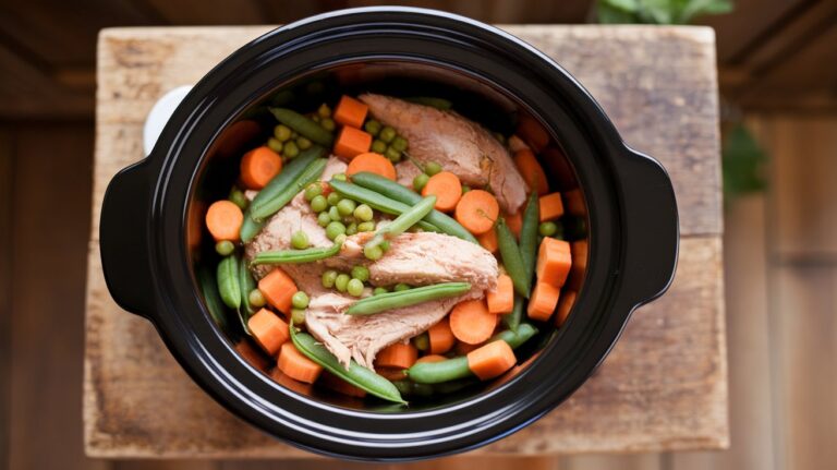 Chicken and Pumpkin Crockpot Dog Food Recipe (Crockpot Style!)