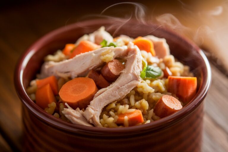 Crockpot Chicken Dog Meal – A REAL Dinner For Your Pup
