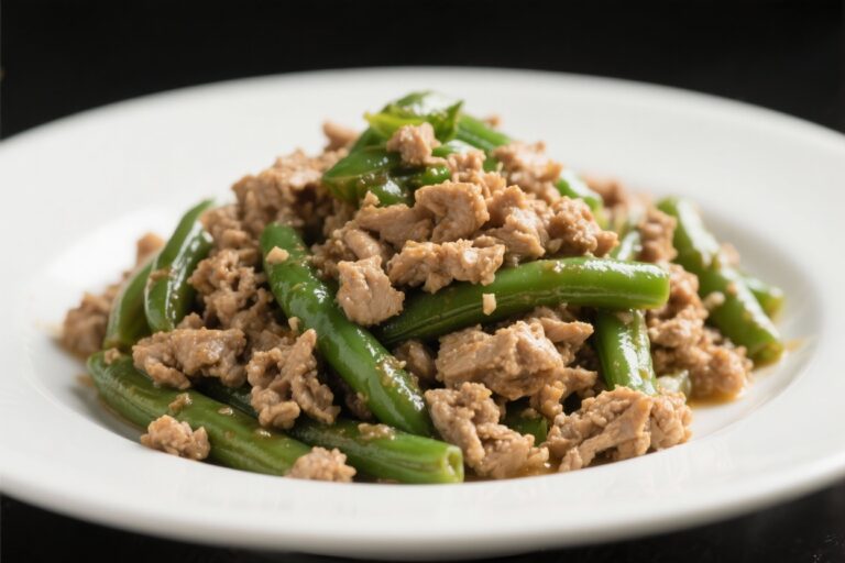 Ground Chicken & Green Beans Dog Food – Simple, Fresh, and Budget-Friendly