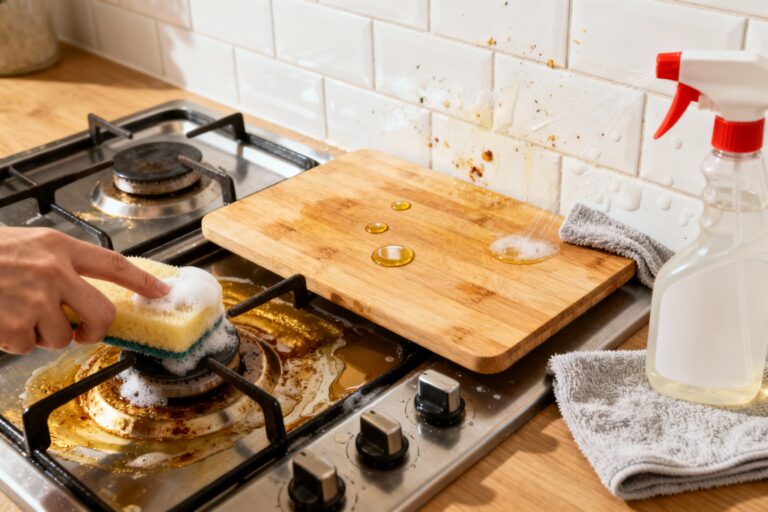 Easy Ways To Remove Grease Build-up In The Kitchen