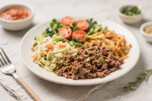 Ground Beef Protein DIY Dog Meal - Simple, Balanced, and Budget-Friendly