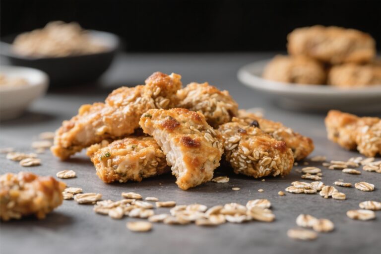 Savory Oat and Chicken Dog Treats – Simple, Wholesome Bites Your Pup Will Love