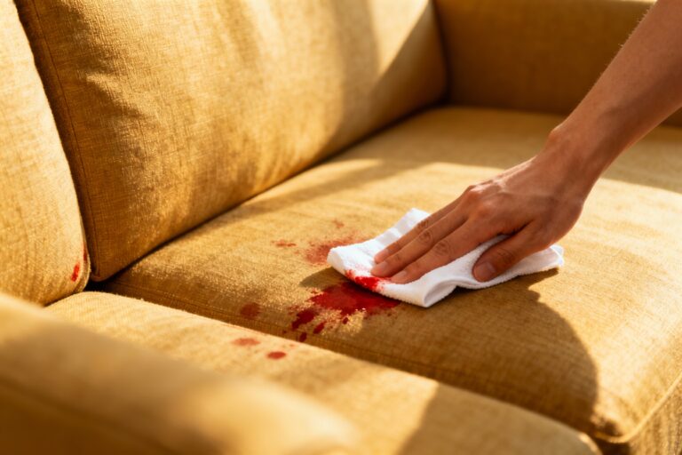 How To Clean Blood Stains On Sofa