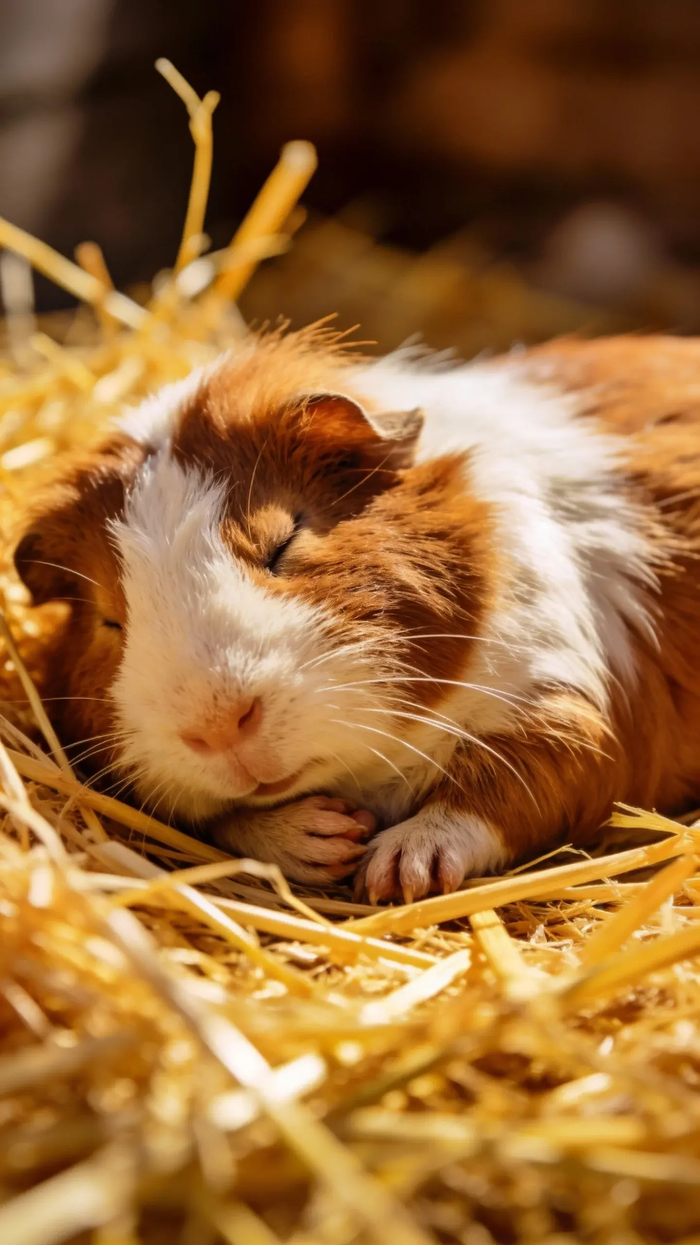 Top view C&C guinea pig cage with coroplast base