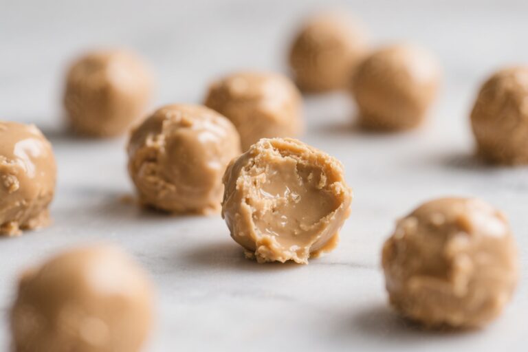 Soft & Chewy Peanut Butter Ball Dog Treats (No Baking Required) – Easy, 5-Ingredient Snack