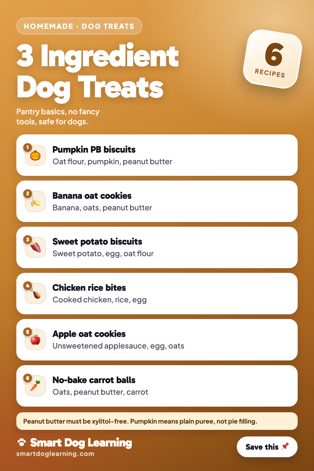 3 Ingredient Dog Treats You Can Make Today