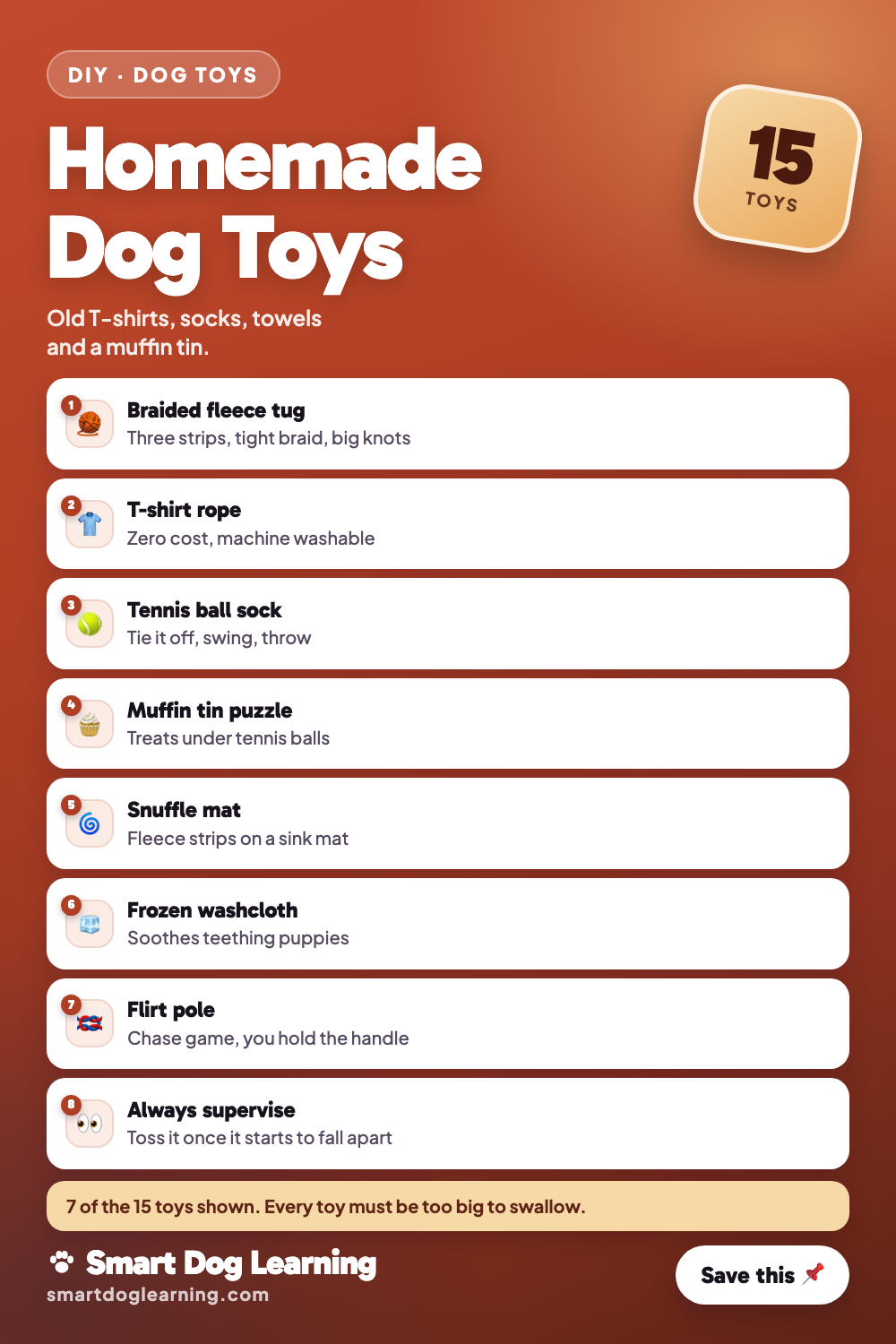 DIY Dog Toys: 15 Easy Toys to Make at Home