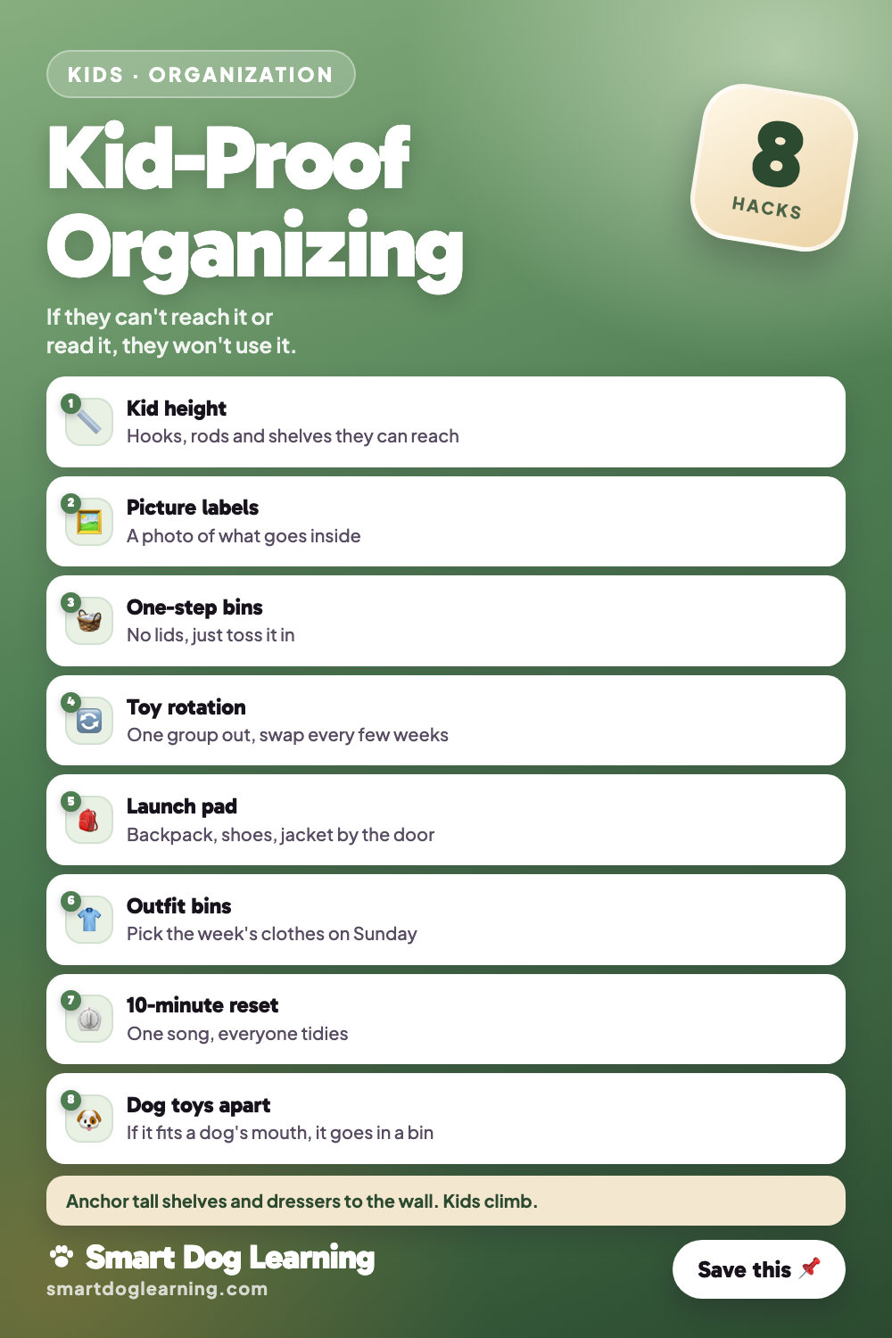 Kids Organization Hacks That Kids Can Actually Keep Up