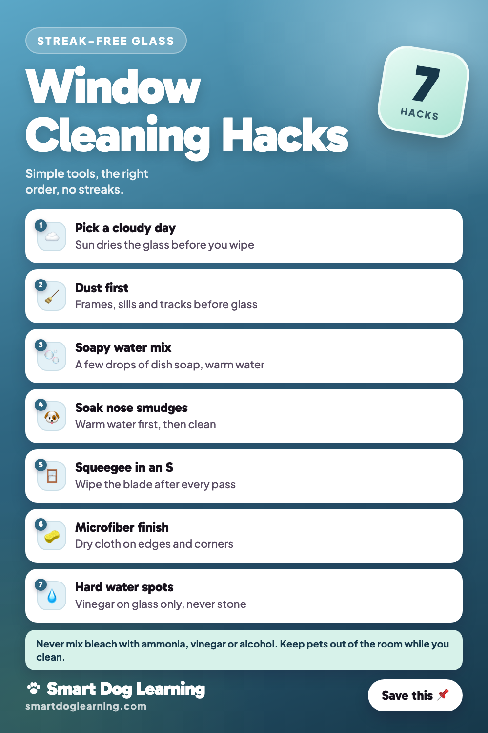 Window Cleaning Hacks for Streak-Free Glass (and Nose Smudges)